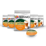 Tassimo Kapseln Jacobs Typ Latte Macchiato Caramel, 5 x 8 cápsulas, 40 cápsulas de café