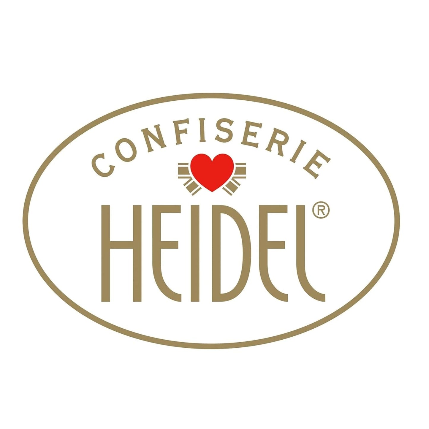 Caja de regalo con tarjeta de Pascua de Heidel, 183 g, praliné de chocolate con leche de primera calidad con caja de metal decorativa, ideal como regalo de Pascua