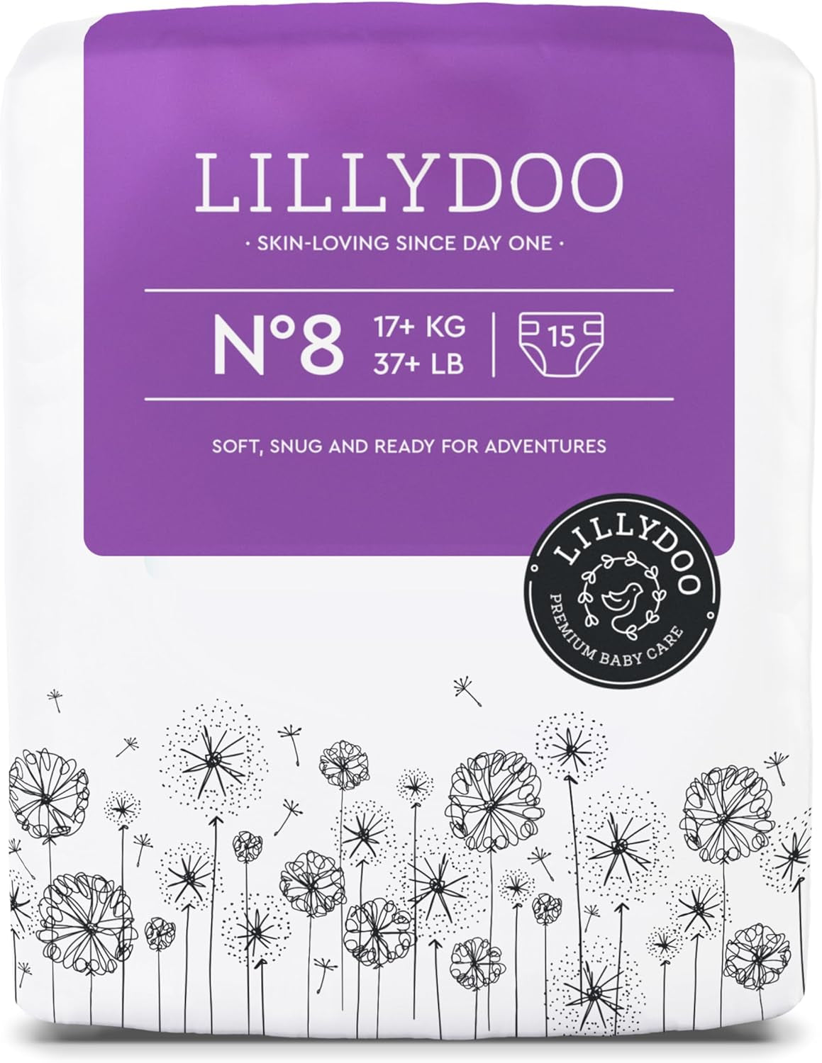 LILLYDOO Pañales para Bebé Respetuosos con la Piel - Tamaño 3 (6-10 kg), 29 Piezas, Protección Confiable contra Fugas, Suaves, Sin Fragancia y Sin Loción para Pieles Sensibles, Dermatológicamente Probados
