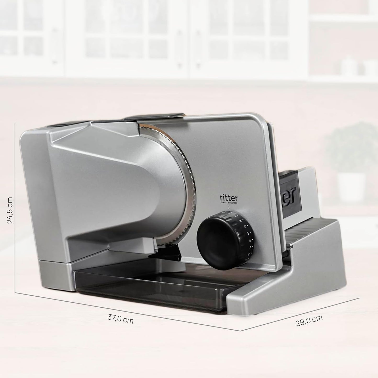 Ritter Serano 5 Cortadora eléctrica multifuncional, fabricada en Alemania Rasnite y Slicers Naty Shop