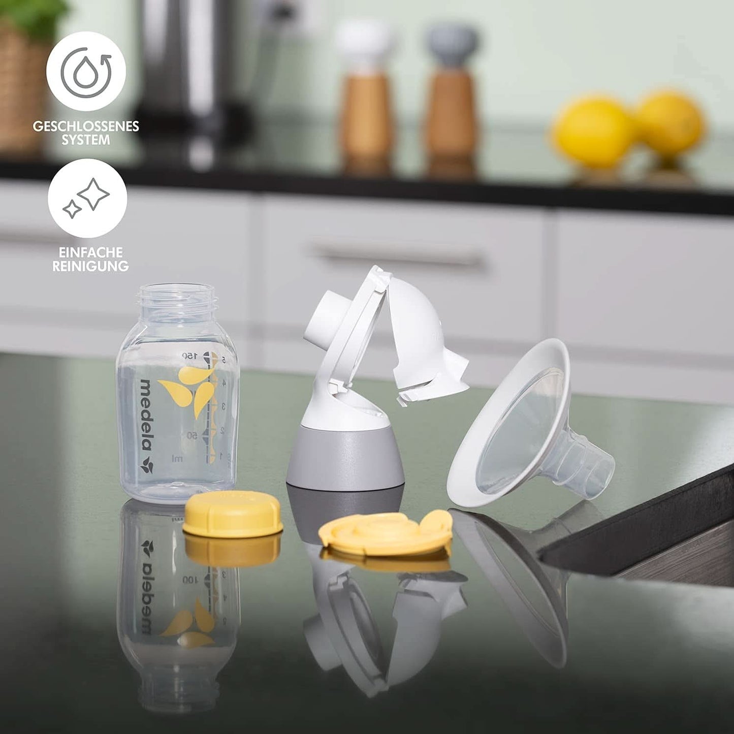 Sacapuntas eléctrico doble Medela Swing Maxi - recargable vía USB Alimentación y Accesorios Lactancia Tienda Bebe Naty
