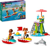 LEGO Friends Torre de observación de salvavidas con motos de agua, juguete para niños, idea de regalo para niñas y niños a partir de 5 años con 2 figuras y delfín, juguete de moto de agua 42623 Juegos de construcción Besuche den LEGO-Store Default title
