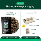 Té orgánico Jasmin Dragon Pearls (100 g) | Té verde premium en forma de perlas de jazmín enrolladas a mano | Especialidad de té con delicado aroma floral | REPLANTAR
