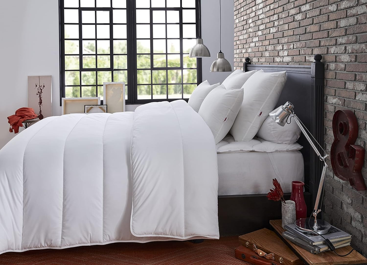 Edredón Dodo L, Templado, Ecológico, 240 X 260 L, Para cama doble | Edredón New York, Suave, Piel de melocotón, Lavable a máquina a 40 °C Edredones y colchas Naty Shop
