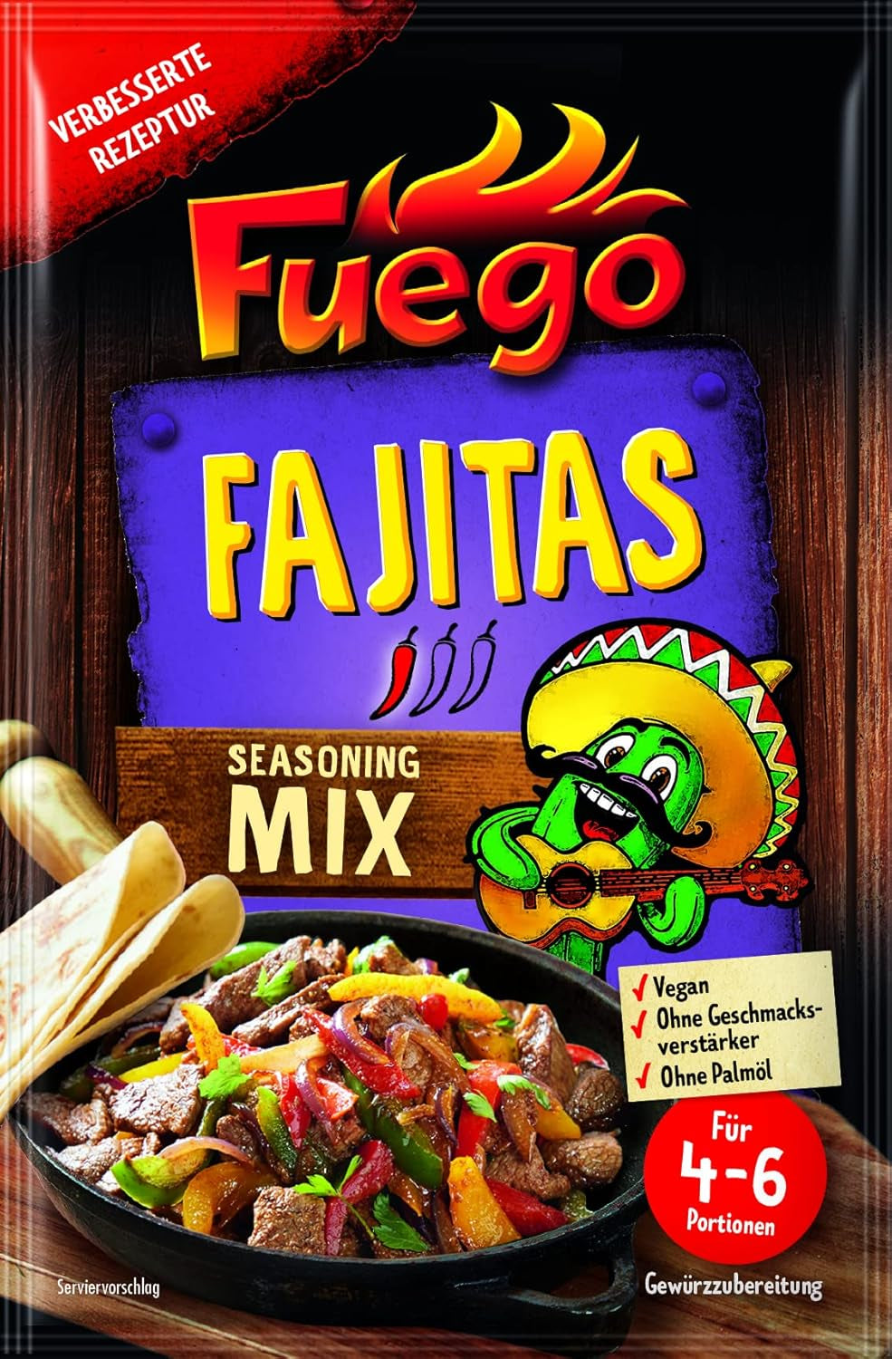 - Mezcla de condimentos para fajitas | 30 gramos en bolsa