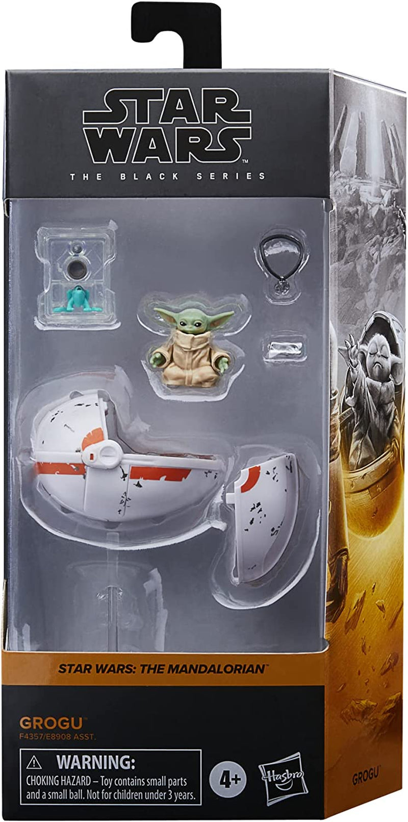 Star Wars Hasbro Black Series Grogu, Figura The Mandalorian Zu, Apto para figuras de acción coleccionables de 15cm, Para niños a partir de 4 años, Multi, F4357 Figuras de acción Naty Shop