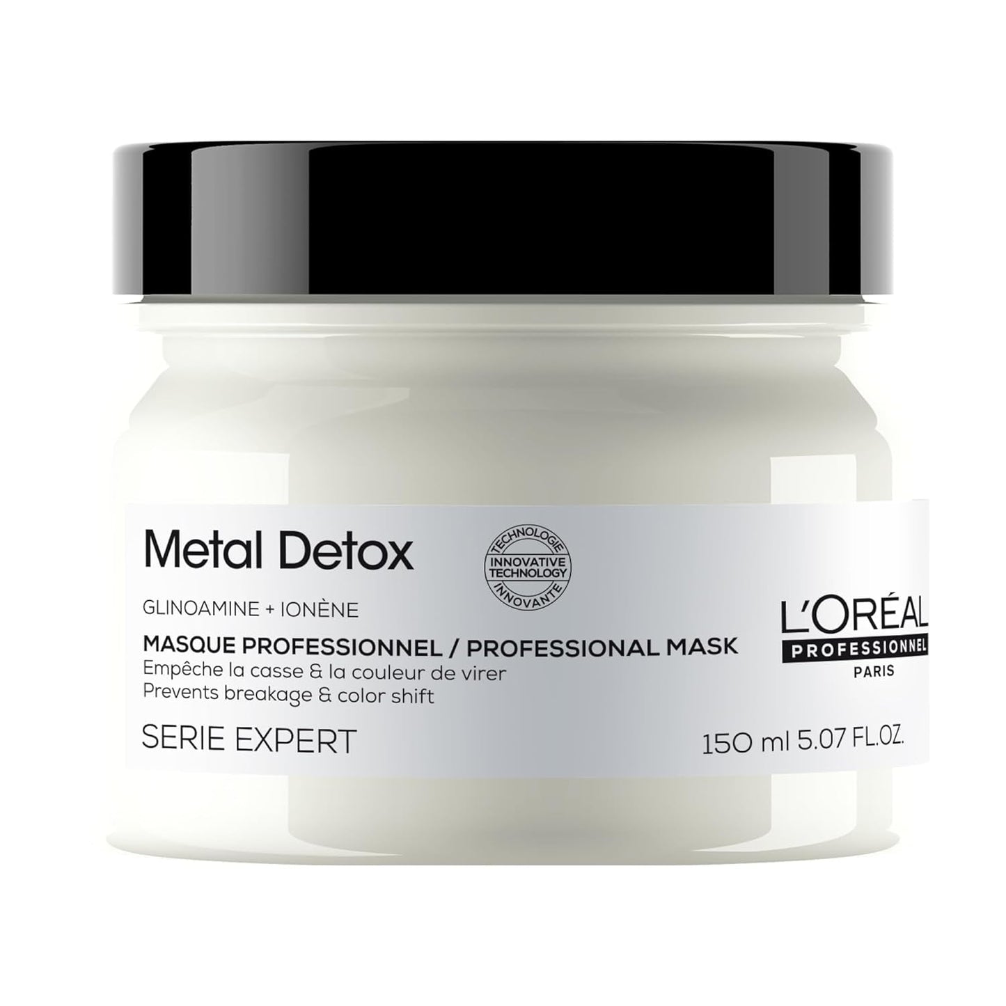 L'Oréal Professionnel Professional Mascarilla reestructurante para todo tipo de cabello, ayuda a reparar los daños y devuelve la fuerza al cabello, Absolut Repair Molecular, 150 ml Naty Shop Hair Mask Default Title