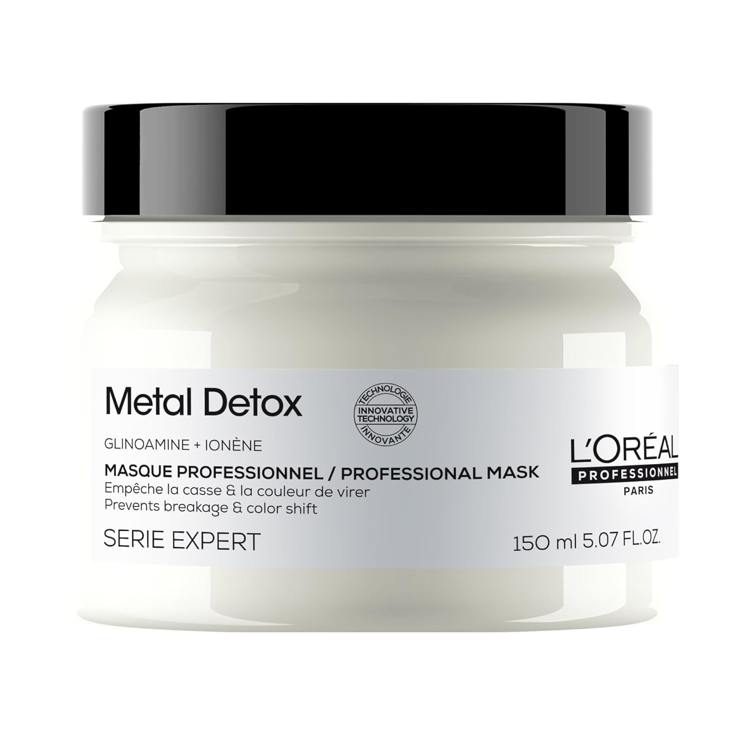 L'Oréal Professionnel Professional Mascarilla reestructurante para todo tipo de cabello, ayuda a reparar los daños y devuelve la fuerza al cabello, Absolut Repair Molecular, 150 ml Naty Shop Hair Mask Default Title