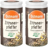 Ostmann Gewürze - Zitronenpfeffer Gewürzzubereitung | Para aderezos para ensaladas, salsas y platos de pescado 40 g en Der Streudose
