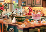 Schmidt Spiele 59919 Puzzle secreto, En la mesa de la cocina, 1.000 piezas, Colorido, Puzzle grande Naty Shop