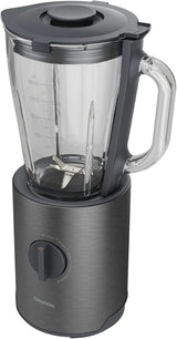 Grundig Delisia Novus SM 7140 Professioneller Batidora de pie, 1,5 litros, 800 W, 6-Fach Edelstahlmesser Mit Zirkonium-Beschichtung, 5 Geschwindigkeitsstufen + Pulse-Funktion, Dark Inox/Edelstahl Kitchen Naty Shop