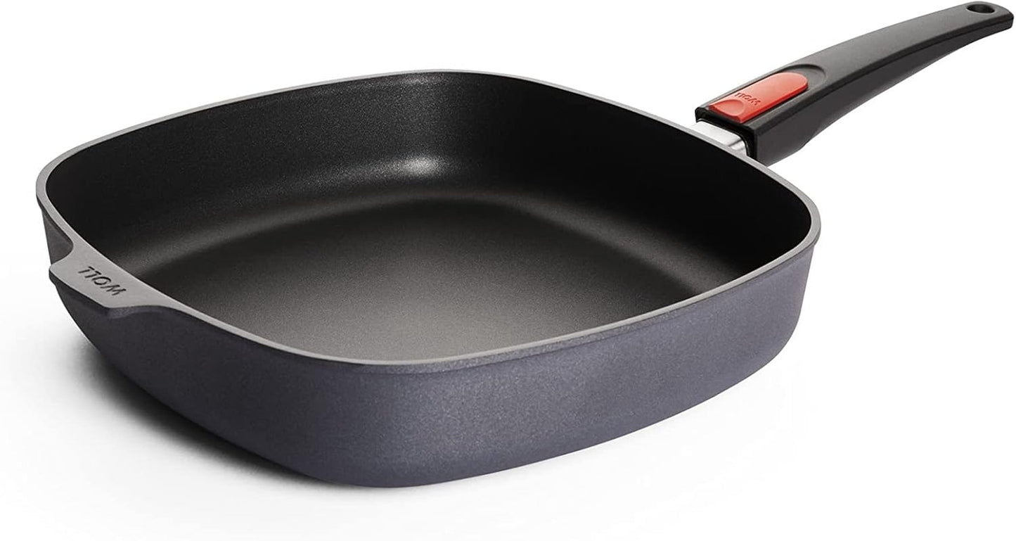 Sartén Woll Diamond Lite Cuadrada, 6 Cm de altura - sin inducción Ollas y Sartenes Naty Shop 28X28 Cm