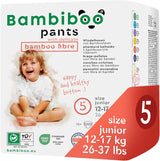Bambiboo Pañales Desechables, Respetuosos con la Piel, Fibra de Bambú Fina - Bragas para Pañales para Bebé - Fundas para Pañales Desechables - Protección para la Piel Sensible - Altamente Absorbente - Talla 4 (Maxi), 16 Piezas