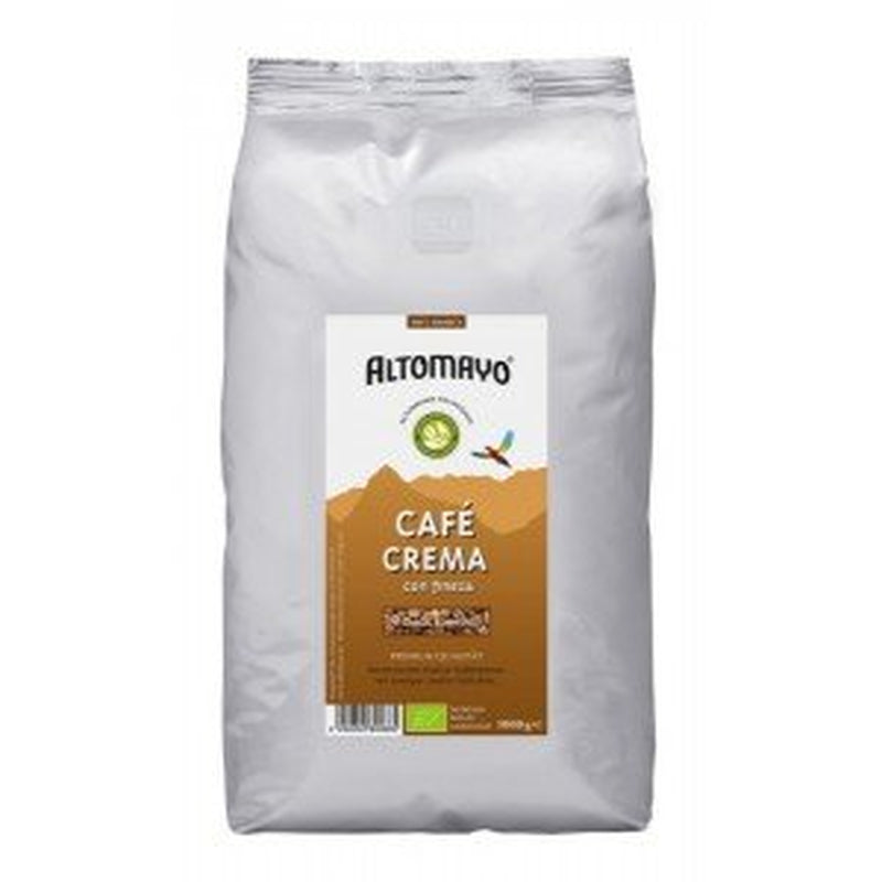 Café en grano ecológico para crema de café 1 kg -