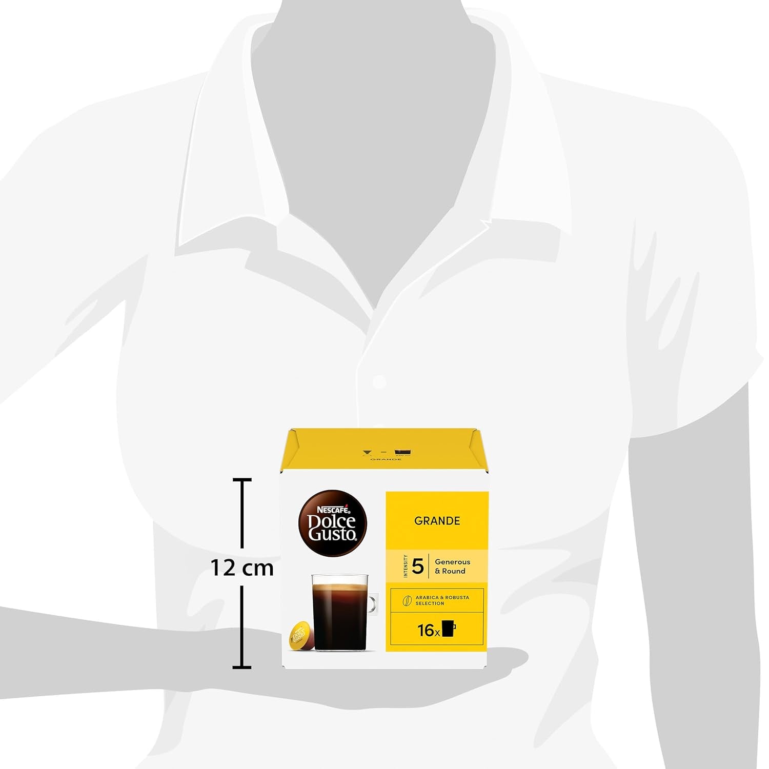 NESCAFÉ DOLCE GUSTO Grande Kaffeekapseln Paquete de 3 (3 x 16 cápsulas)