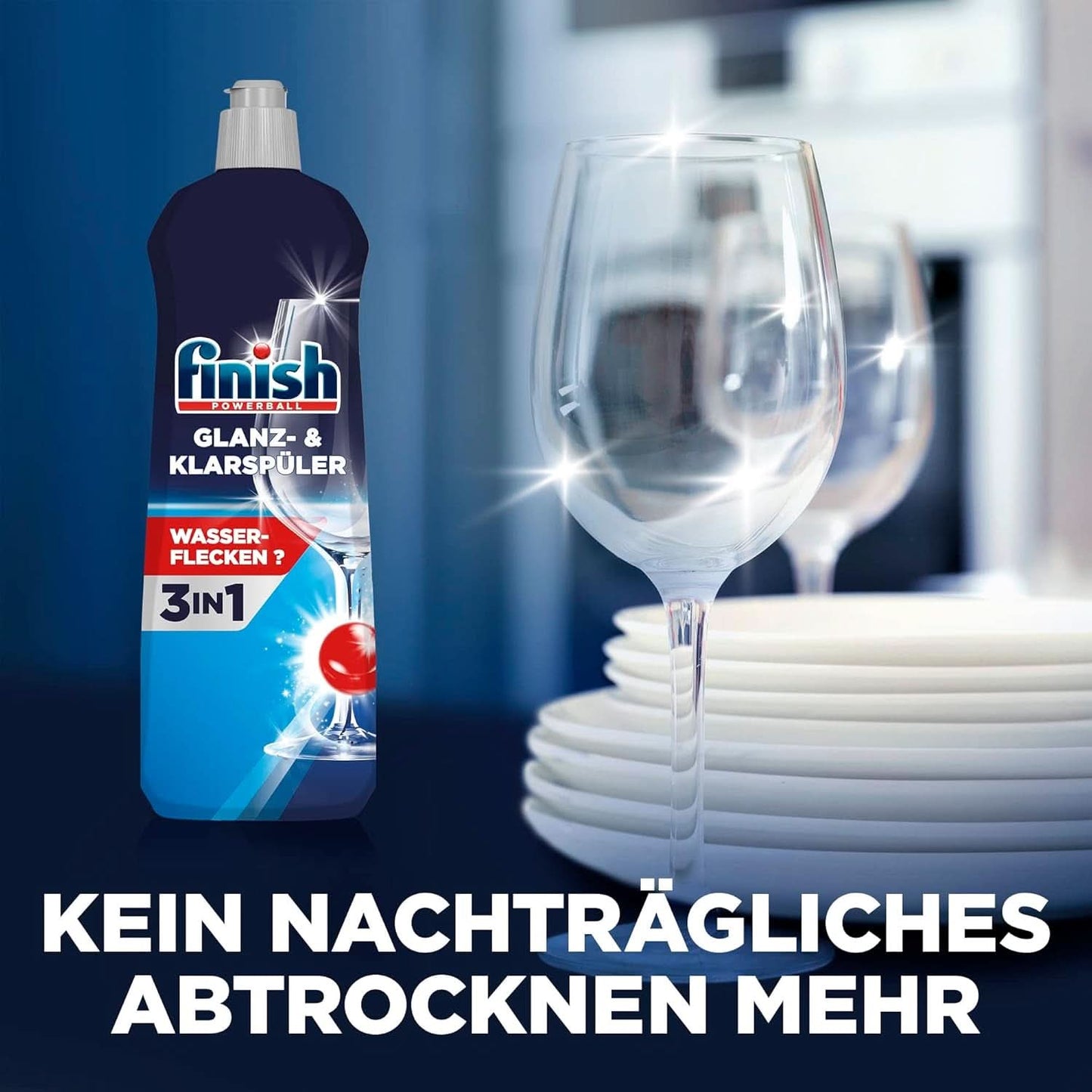 Finish Abrillantador y Abrillantador - Para vajilla brillante y seca sin manchas de agua - Megapack 800 ml (pack de 3) Naty Shop