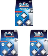 Finish Machine Cleaner Pastillas - Pastillas Lavavajillas Contra Suciedad y Grasa Dentro del Lavavajillas 3 Pastillas Naty Shop 3 Juegos de 3 Pastillas