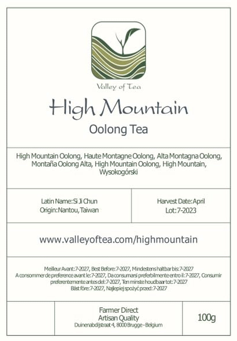 Té Tie Guan Yin Oolong - Té de hojas sueltas Formosa de Taiwán - Té largo Wu de Taiwán - Té azul - Té Olongh Té Ti Kuan Yin Olong Té Olong Té azul Té Ti Té Tieguanyin Té Taiwán