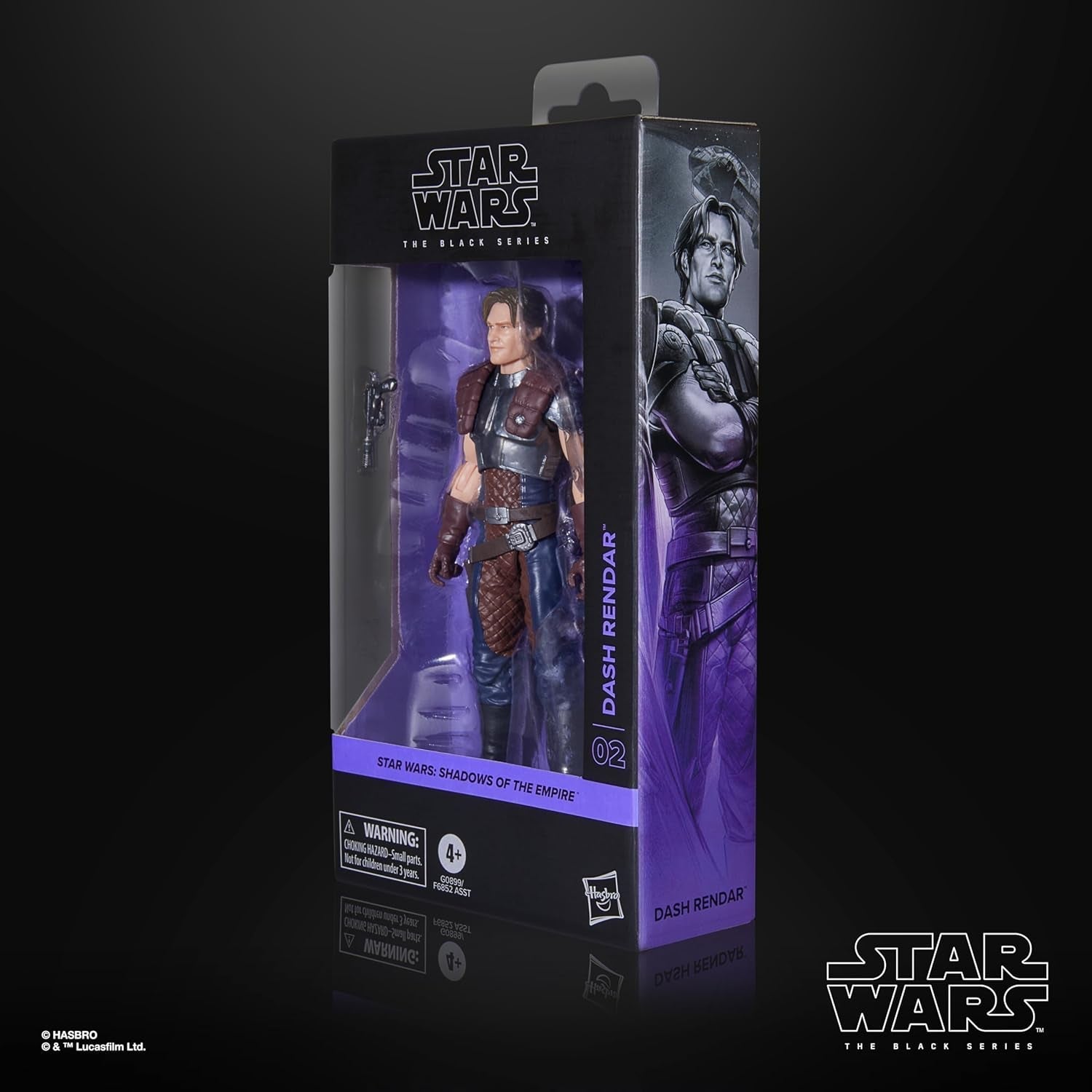 Star Wars Black Series Dash Rendar, Figura coleccionable Star Wars: Sombras del Imperio (15 cm) Figuras de acción Naty Shop