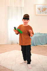 Next Nunchaku Ninja, sonido, mango envuelto en material blando, 13cm, juego de rol, a partir de 3 años, verde Figuras de acción Naty Shop