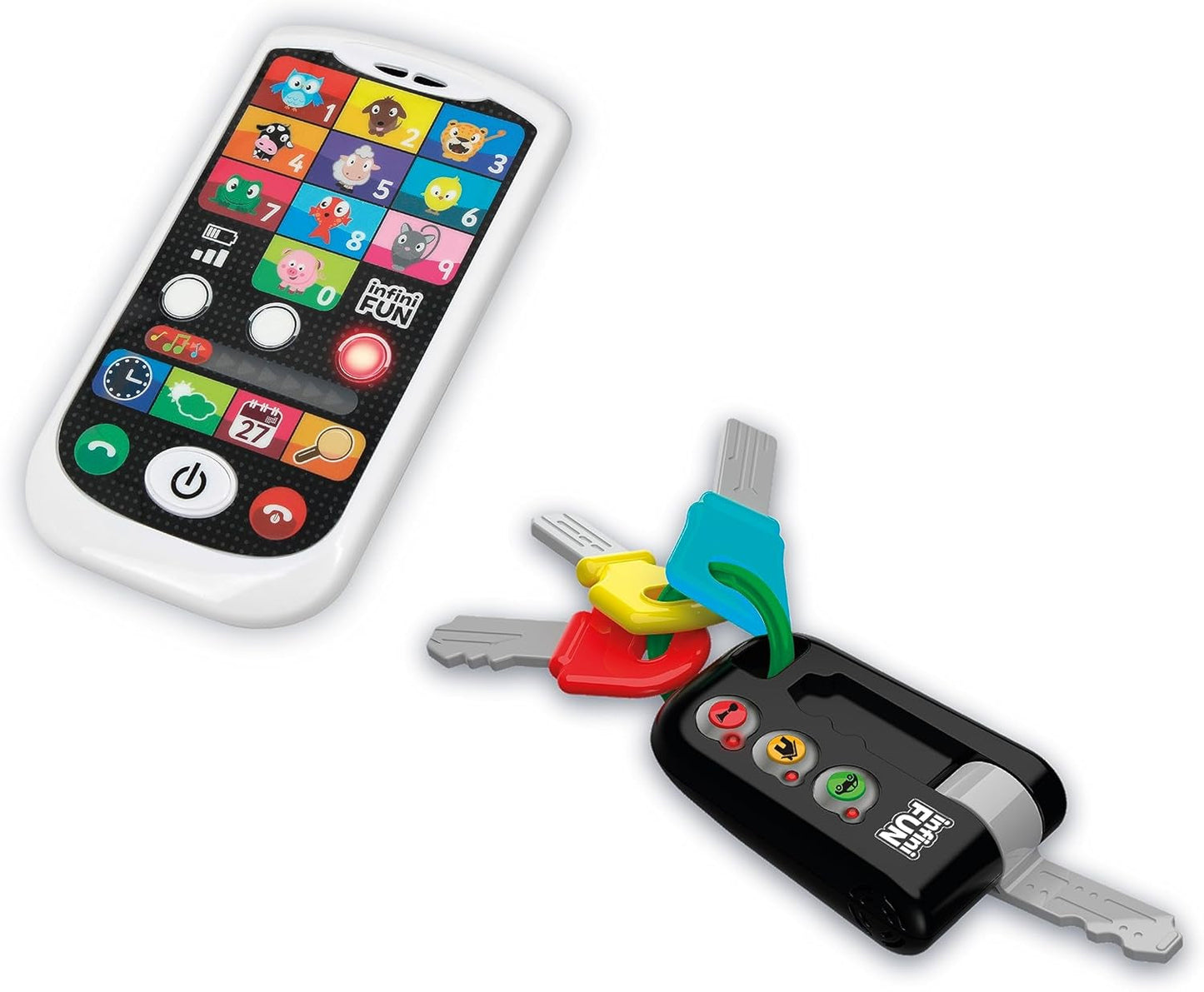 My Duo High-Tech Phone + Key: un teléfono y una llave muy realistas. - Juguete para múltiples proyectos de aprendizaje a partir de 12 meses Bebe Naty Shop Toys