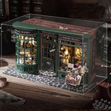 Magic Shop casa de muñecas con cubierta antipolvo, Kit de muebles de casa de muñecas en miniatura, escala 1:24, regalo creativo para niños y adolescentes, regalo de cumpleaños