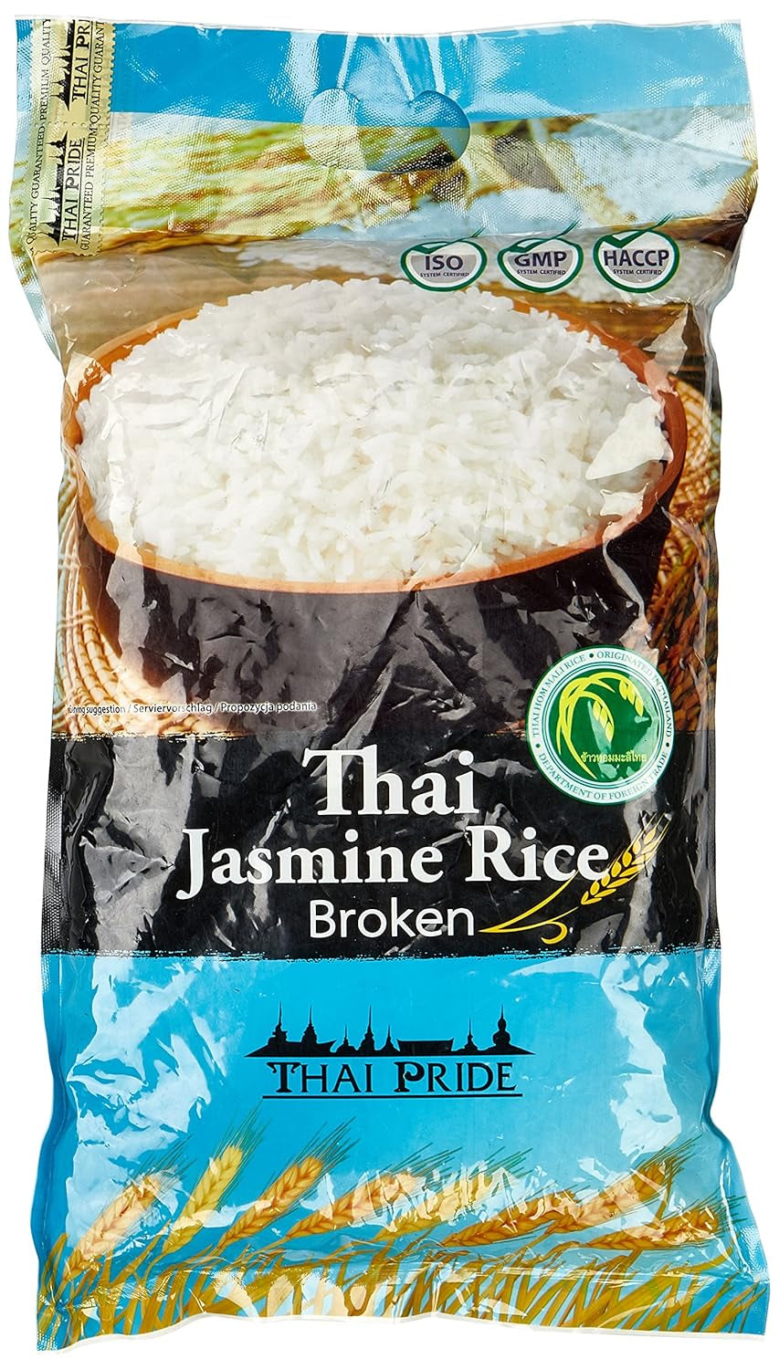 Arroz partido fragante, paquete de 10 (10 x 1 kg)