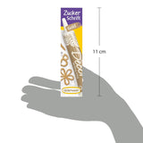 Günthart Backdecor 25 g Azúcar con letras ORO Para todos los postres en color dorado Hecho de azúcar para letras y diseños bonitos, 1 paquete (25 g)