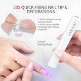 Saviland U V Lampe Für Gelnägel: Mini U V Lampe Für NägelSchützen Sie Die Haut Wiederaufladbar Klein LED Nagellack Trocknergerät Für Nagellack Aufbaugel Nail Tips Nagelkleber Geschenke para mujeres
