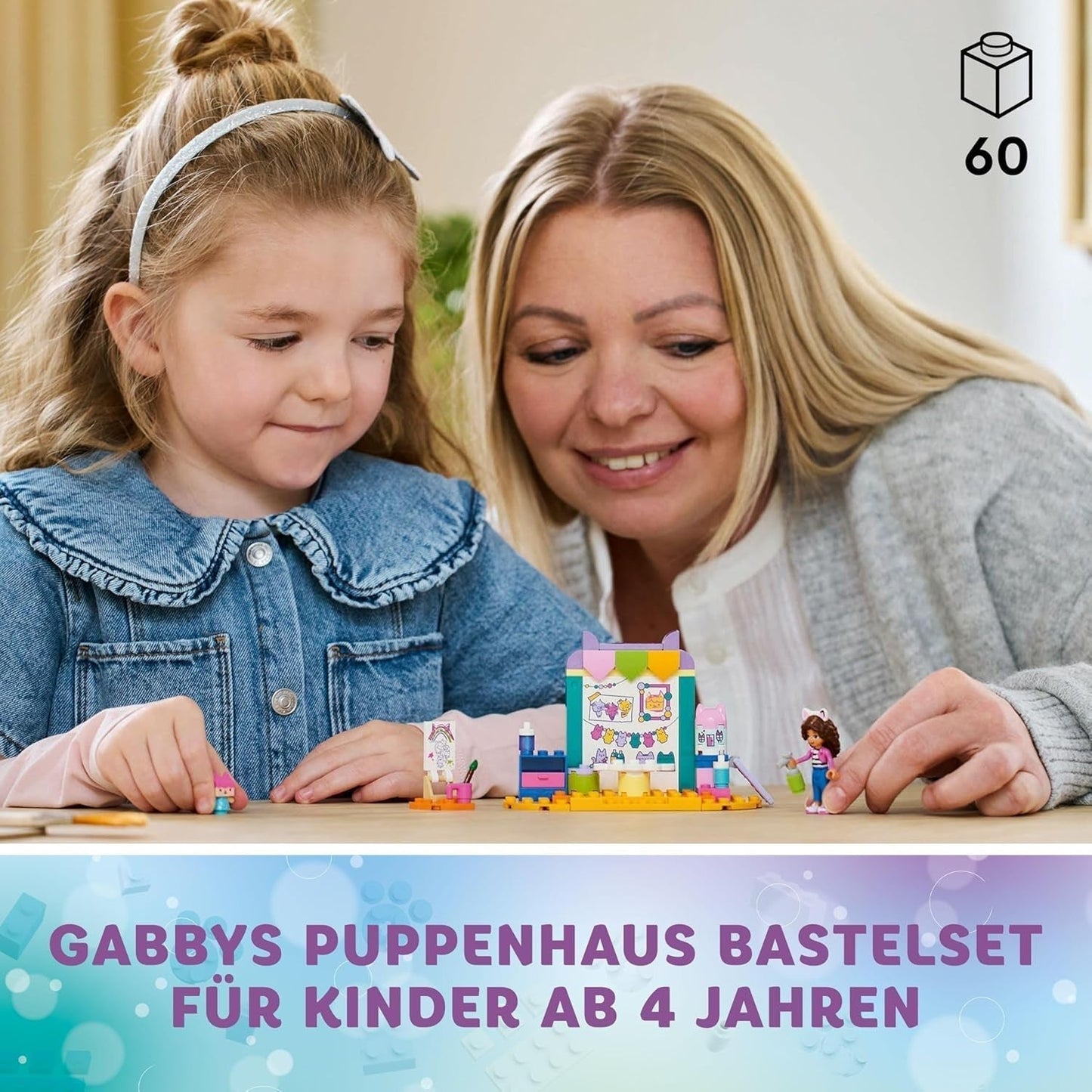 LEGO 4+ Casa de muñecas de Gabby: Diversión artesanal con caja para bebé, juego de rol, juego de manualidades y artes creativas para niñas y niños de 4 años, casa de juguete modelo 10795 Juegos de construcción Beuche den LEGO-Store