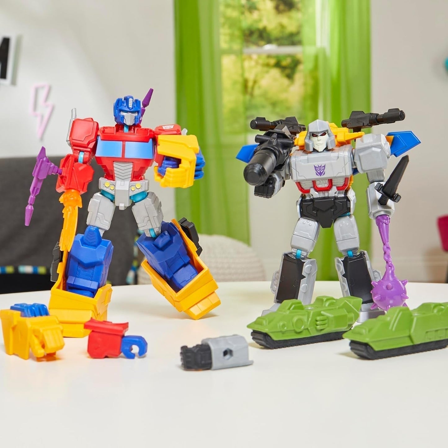 Transformers Mixmashers Optimus Prime Figuras de acción y accesorios de lujo personalizables Figuras de acción Naty Shop