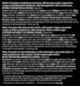 frankonia CHOCOLAT POWER MOTION sin azúcares añadidos - Chocolate blanco crujiente con alto contenido en proteínas y bajo en carbohidratos, 90 g