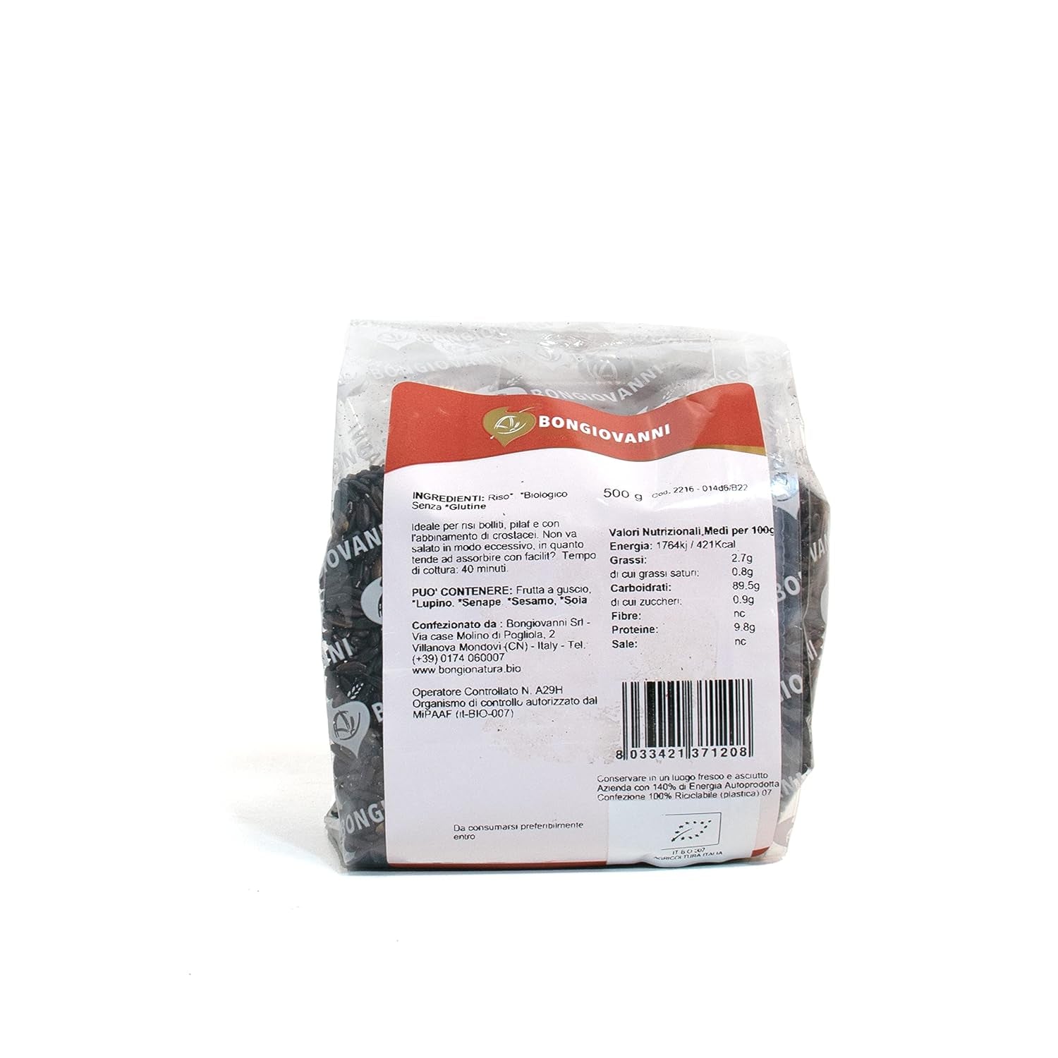 Nerone arroz negro 500g ecológico