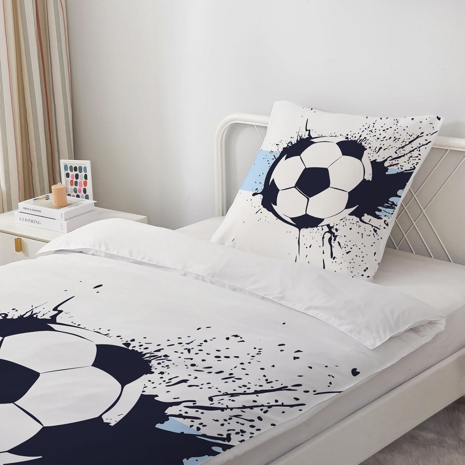 Ropa de cama niño, fútbol, microfibra poliéster Ropa de cama - infantil Naty Shop