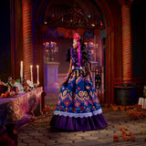 Muñeca Barbie del Día de Muertos 2022 con vestido tradicional con volantes, corona de flores y pintura facial de calavera, regalo para coleccionistas