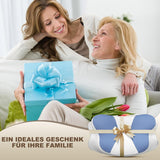 Almohada ergonómica para dormir de lado - Almohada para el cuello Almohada de apoyo para el dolor de cuello y hombros Almohada ortopédica de espuma viscoelástica para el cuello para dormir boca abajo y de lado con soporte para el cuello Almohadas ortopédicas cervicales Naty Shop
