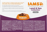 IAMS Delights Land & Sea Collection Comida Húmeda para Gatos - Surtido de Carne y Pescado Multipack en Salsa, Comida Húmeda para Gatos de 1 Año y Más, 12 x 85 g