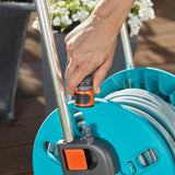 Carro portamangueras GARDENA CleverRoll S, carrete para mangueras, almacenamiento compacto (18500-20)