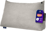 Almohada de lectura Traumnacht Cosy Back Cushion, 70 x 40 cm gris oscuro, funda desenfundable y lavable de 100% poliéster, práctico bolsillo lateral, certificado Öko-Tex, fabricado según los estándares de calidad alemanes