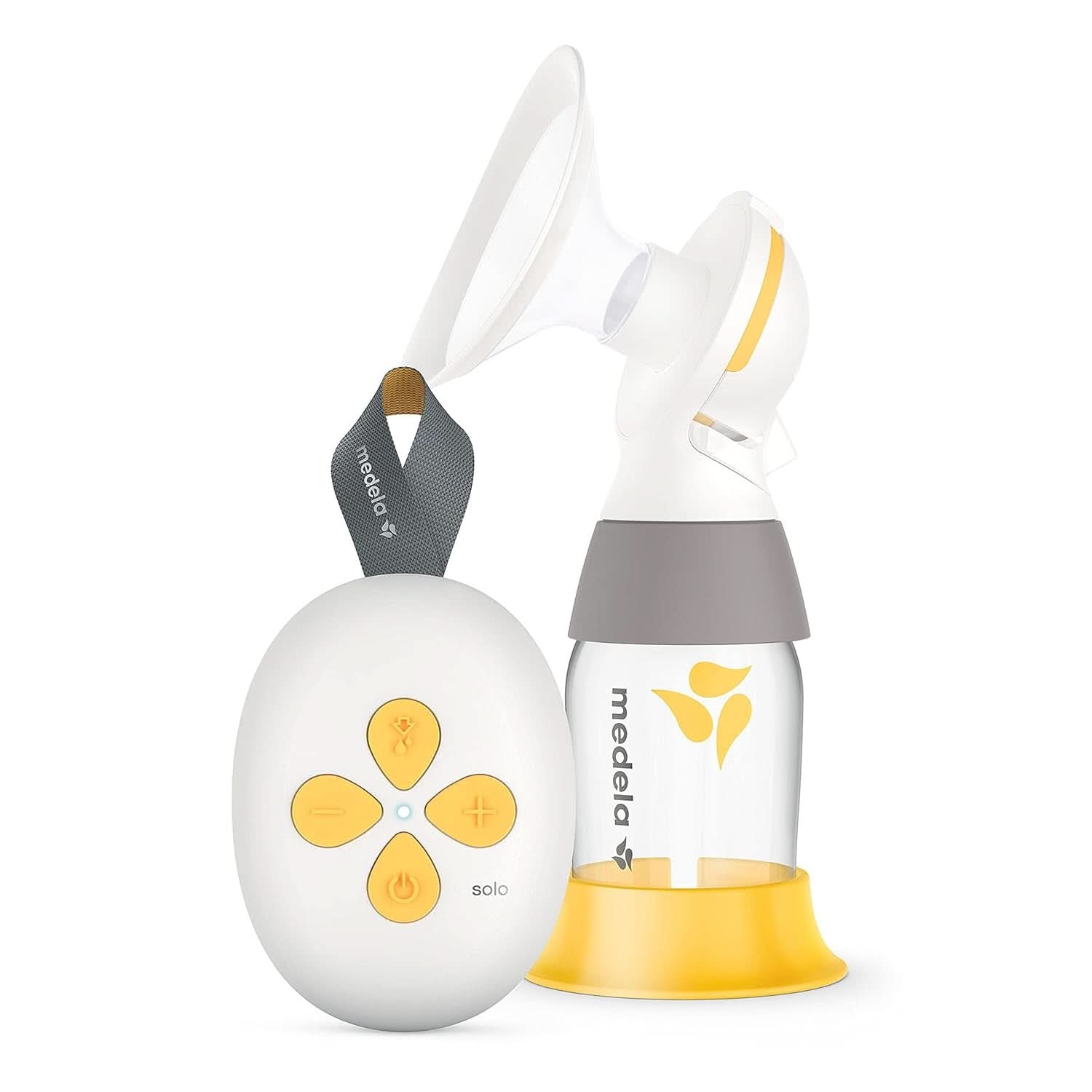 Extractor de leche manos libres Medela Solo | Extractor de leche eléctrico compacto e intuitivo para extracción unilateral Accesorios Alimentación y Lactancia Bebe Naty Shop Solo