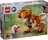 LEGO Jurassic World Little Eatie: T.Rex Juguete de construcción para niños y niñas Set de construcción de dinosaurios de 7 años Modelo de regalo para niños con boca, cabeza y cola móviles 76967 Juegos de construcción Besuche den LEGO-Store