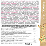 Scrapcooking - Juego de 4 Lápices de Colores Chocolate Navideño - Marrón, Blanco, Verde y Rojo - Colorante Comestible - Colorante Alimentario para Escribir - Escribir y Dibujar sobre Postres, Tartas y Galletas - 7060