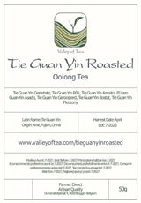 Té Tie Guan Yin Oolong - Té azul tostado Ti Kuan Yin China - Té chino Wu Long Tieguanyin - Té azul Té Olongh Té Olongo