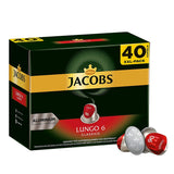 Kaffeekapseln Lungo Classico (nur für kurze Zeit) Megapack XXL y Kaffeekapseln Lungo Decaffeinato- Intensität 6-200 Kapseln compatibles con Nespresso, paquete de 10, 10 x 20 paquetes