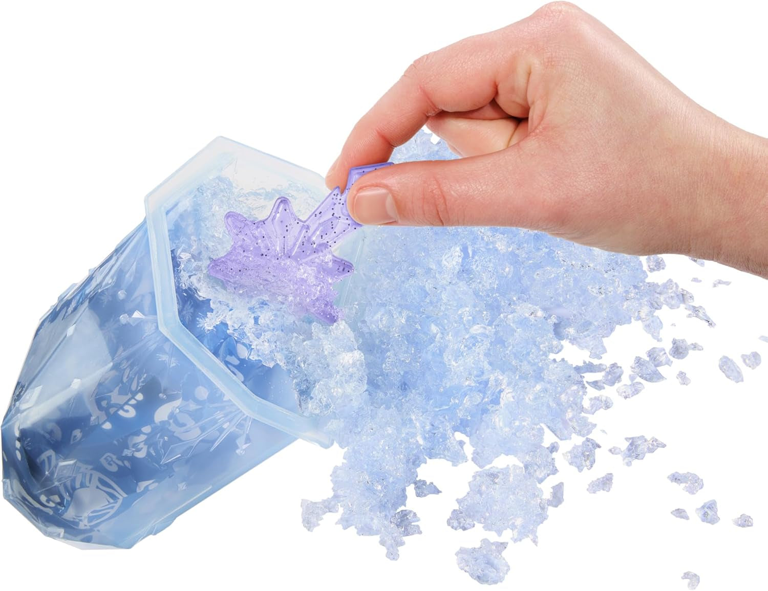 Mattel Disney Frozen Ice Reveal Muñeca pequeña con gel de hielo esponjoso y 6 sorpresas, incluye figura de amiga y accesorios (las muñecas pueden variar) HRN77