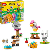 LEGO Classic Creative Animals Caja de Ladrillos de Colores Figuras de Animales con Ladrillos para Construir Perro, Gato, Conejo, Hámster y Pájaro Juguete de Construcción para Niños y Niñas 5 Años 11034 Juegos de Construcción Besuche den LEGO-Store Single
