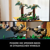 LEGO 75353 Star Wars Persecución en Endor - Set de diorama, El regreso del Jedi con Luke Skywalker, la princesa Leia y el soldado explorador y motos deslizadoras, sets de construcción del 40.º aniversario Consultar en LEGO-Store