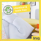Just Right Snug Edredón, 10,5 tog, fibra hueca, blanco, cama doble Edredones y edredones Naty Shop