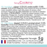 Scrapcooking, colorante alimentario en polvo, azul pastel, 5 gramos Naty Shop