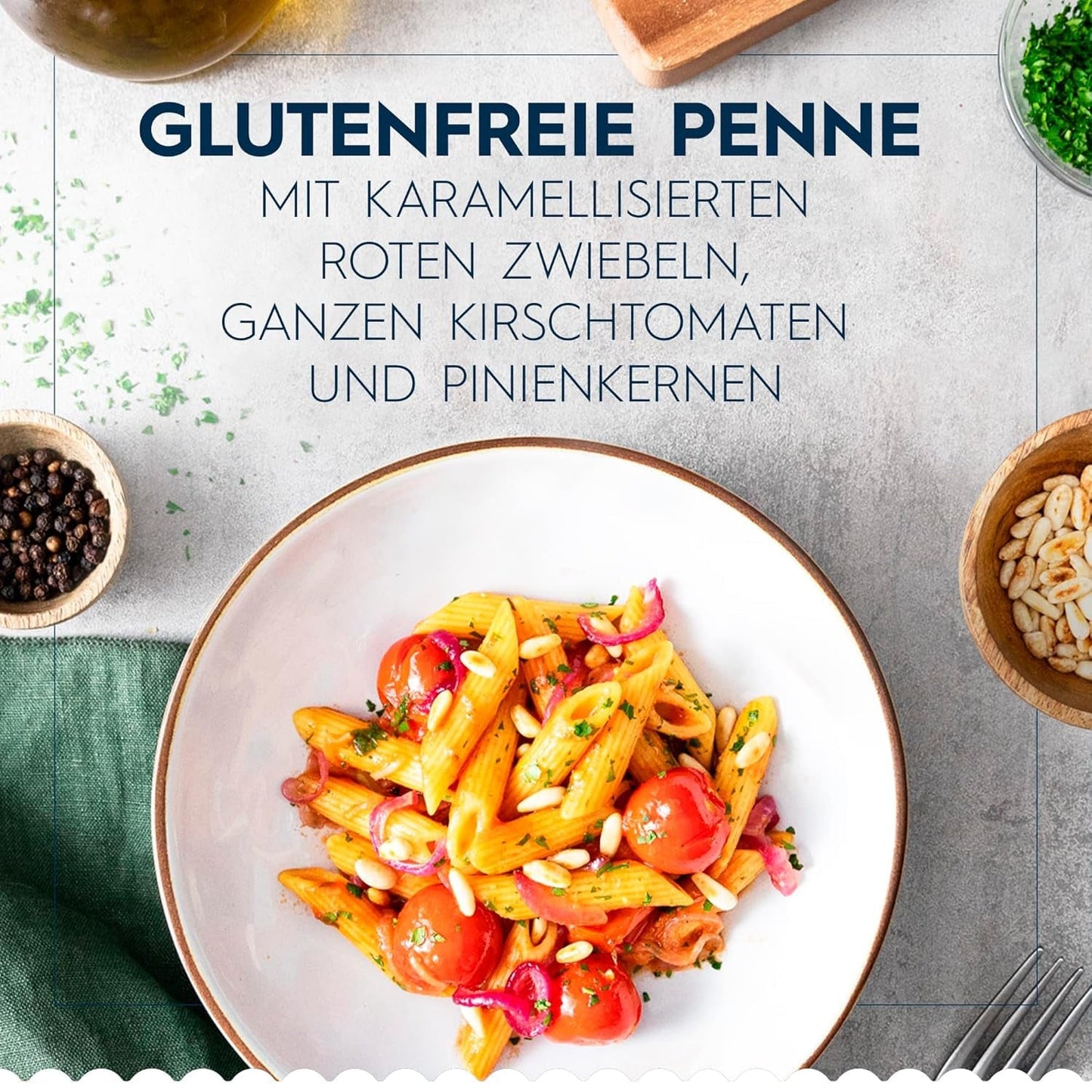 Pasta Barilla Penne Rigate sin gluten elaborada con delicioso maíz y arroz, perfecta para personas celíacas o intolerantes al gluten (14 x 400 g)